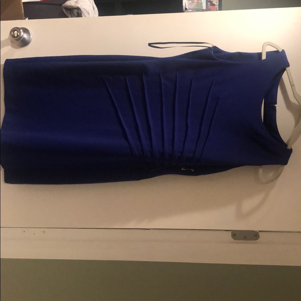 Royal blue Ivanka Trump dress